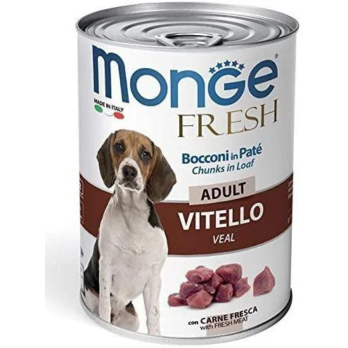 Monge Fresh Bocconi in Paté Adult Vitello 400g