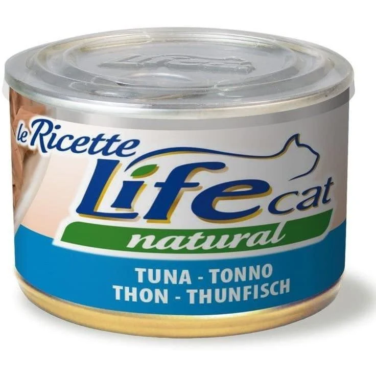 Life Cat Natural Le Ricette Tonno 150g - Cibo Umido per Gatti