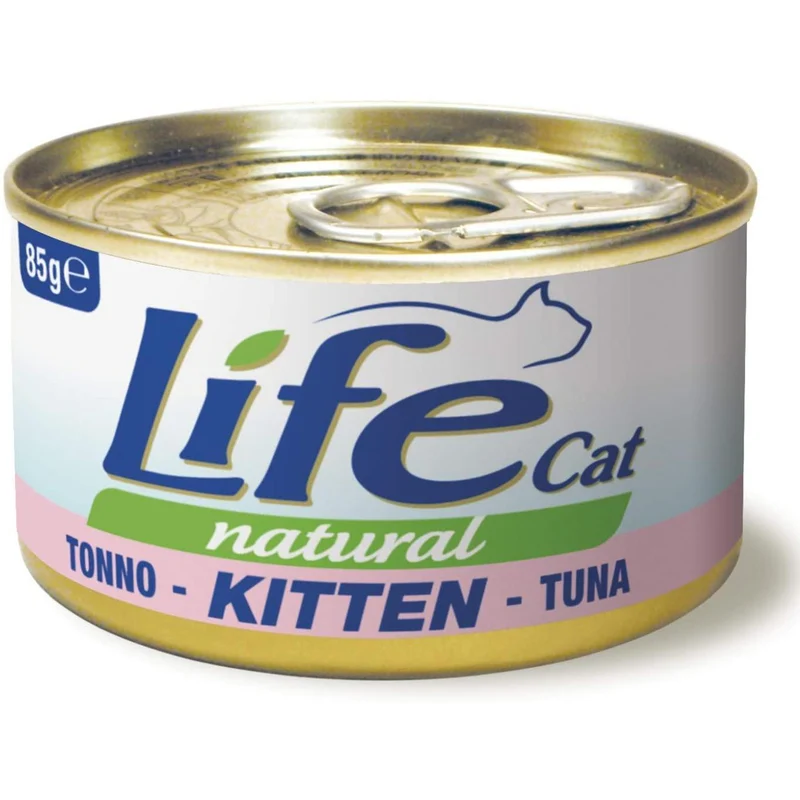 Life Cat Natural Kitten Tonno 85g