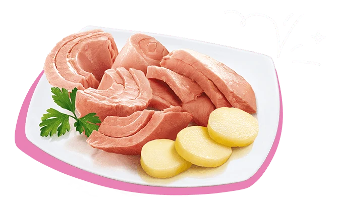 Petreet A07 Adult Tonno Rosa e Patate 6x70g Cibo Umido per Gatti