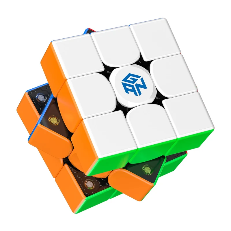 GAN 356M, Speedcube 3x3 Magnetico GAN Cubo 356M, Stickerless (senza adesivi), versione 2020 Lite