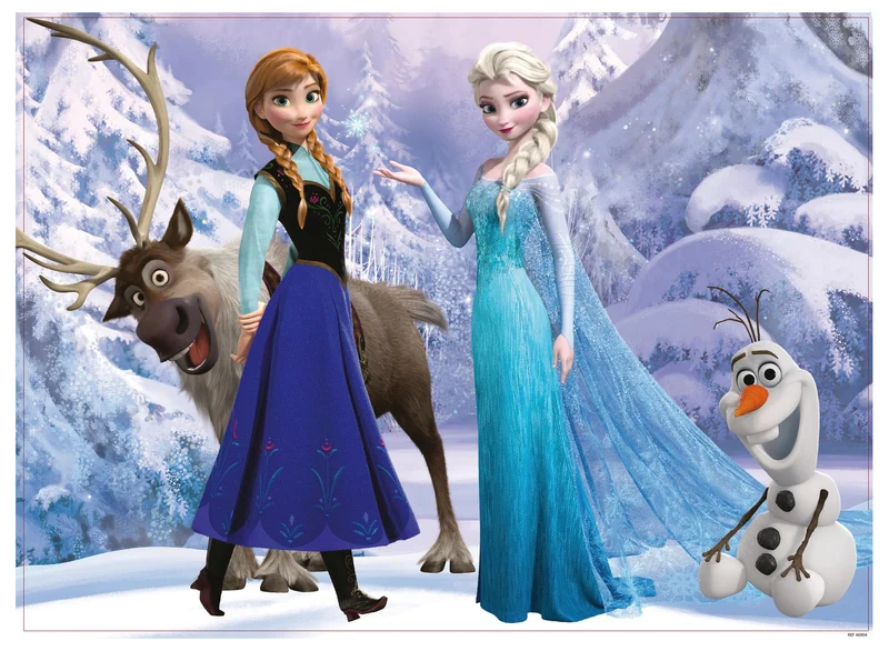 Liscianigiochi, Frozen Elsa And Anna Disney Puzzle, 108 Pezzi, Multicolore, 42121