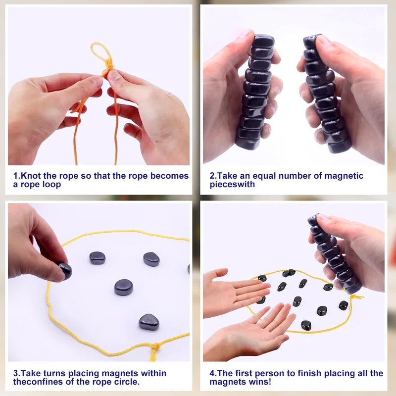 HOVIBU Gioco di Scacchi Magnetici, Magnetic Chess Game, Gioco da Tavolo di Magnetica Multigiocatore, Educativo Gioco da Tavolo a Scacchi, Scacchiera Magnetica Portatile per Feste in Famiglia Viaggio