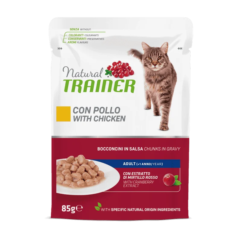 Natural Trainer Adult con Pollo 85g - Gatti Adulti