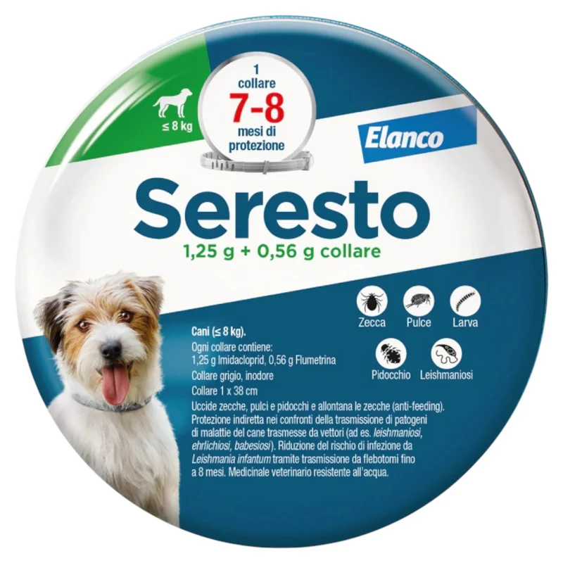 ELANCO Seresto Collare Antiparassitario fino a 8Kg