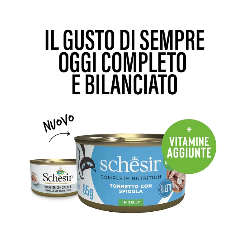 Schesir Tonnetto Spigola Gatto Adulto 85g