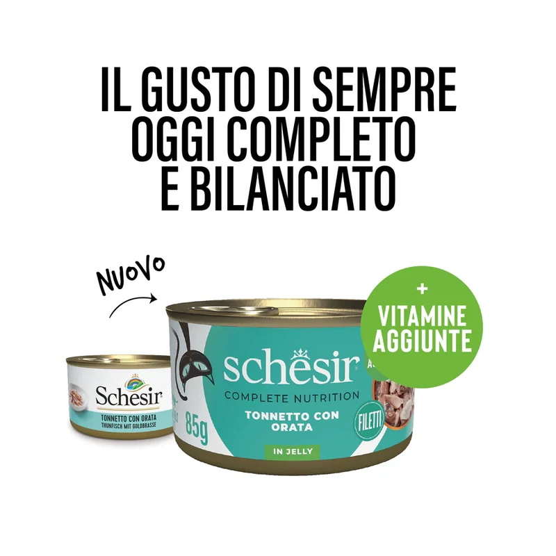 Schesir Tonnetto Orata Gatto Adulto 85g