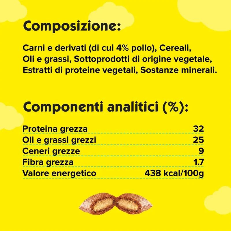 Catisfactions con Pollo 60g - Snack per Gatti