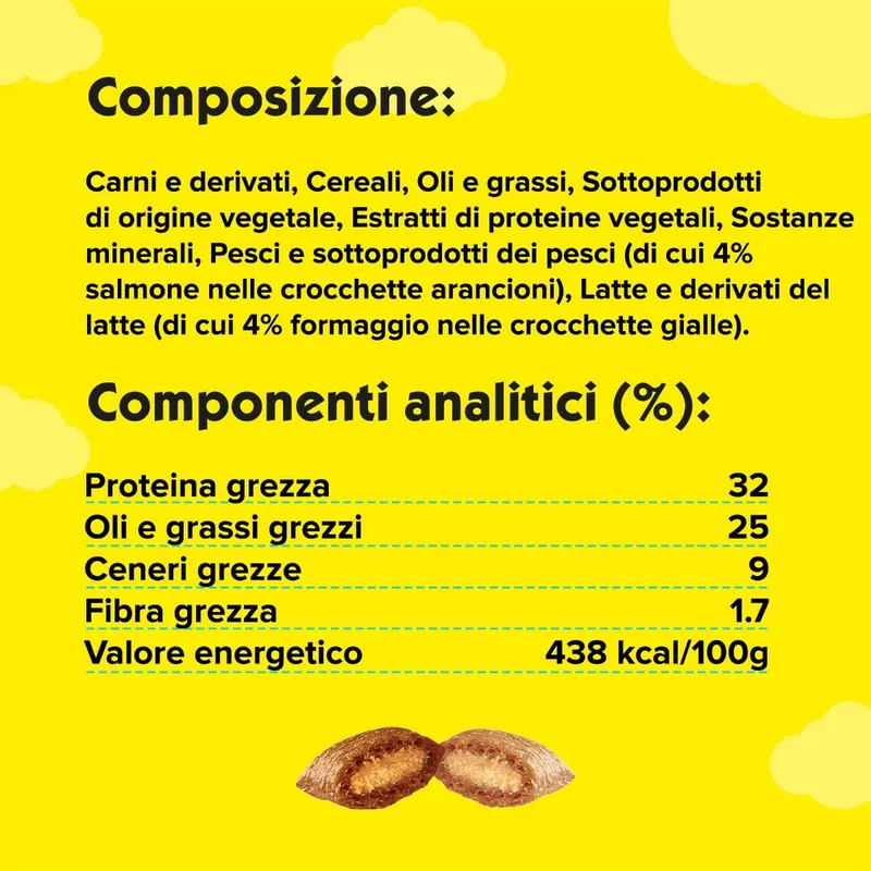 Catisfactions Salmone Formaggio 60g - Snack Gatto Croccante