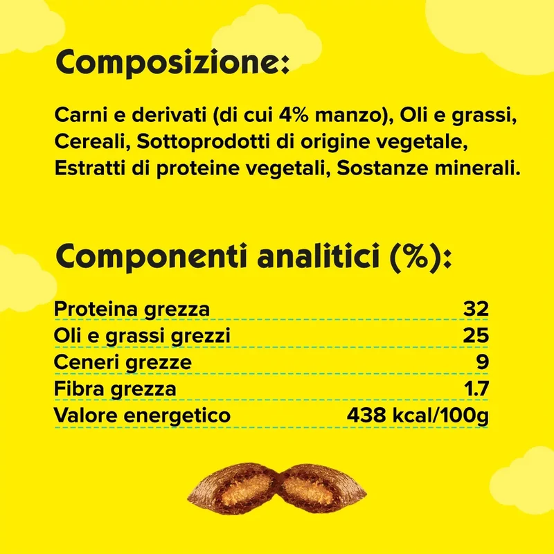 Catisfactions con Manzo 60g - Snack per Gatti