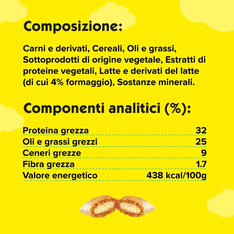 Catisfactions con Formaggio 60g - Snack per Gatti
