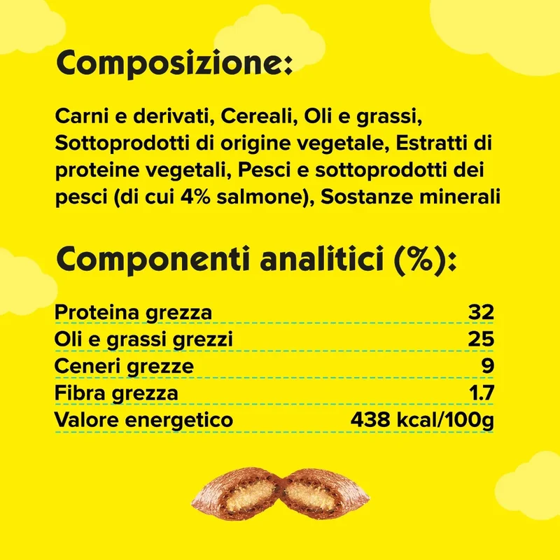 Catisfactions con Salmone 60g - Snack per Gatti