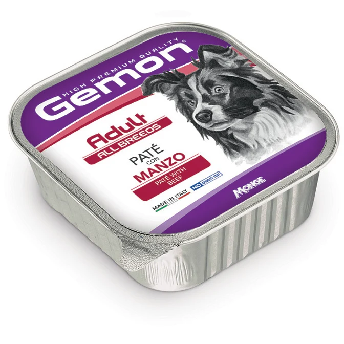 Gemon Adult All Breeds Paté con Manzo 150 g
