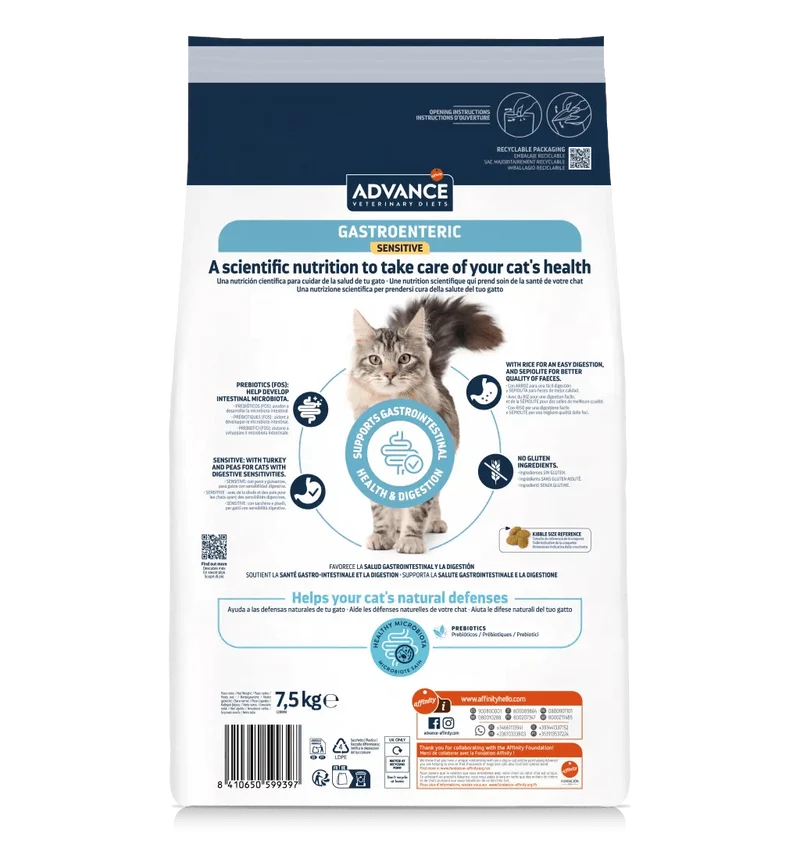 Advance Veterinary Diets Gastroenteric Sensitive 1,5kg - Gatto
