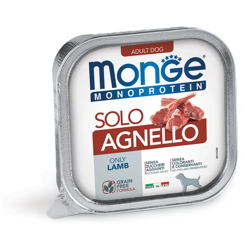 Monge Monoprotein Adult Pate Solo Agnello Cane 150g