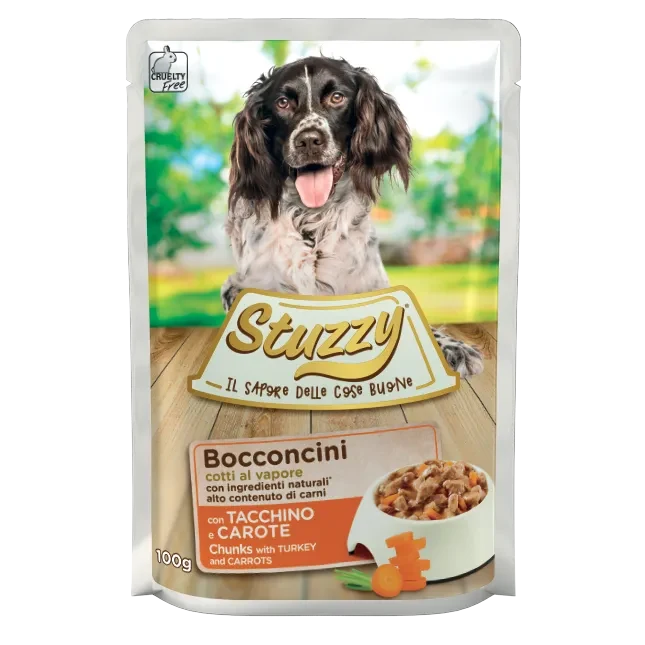 Stuzzy Bocconcini Tacchino e Carote 100g