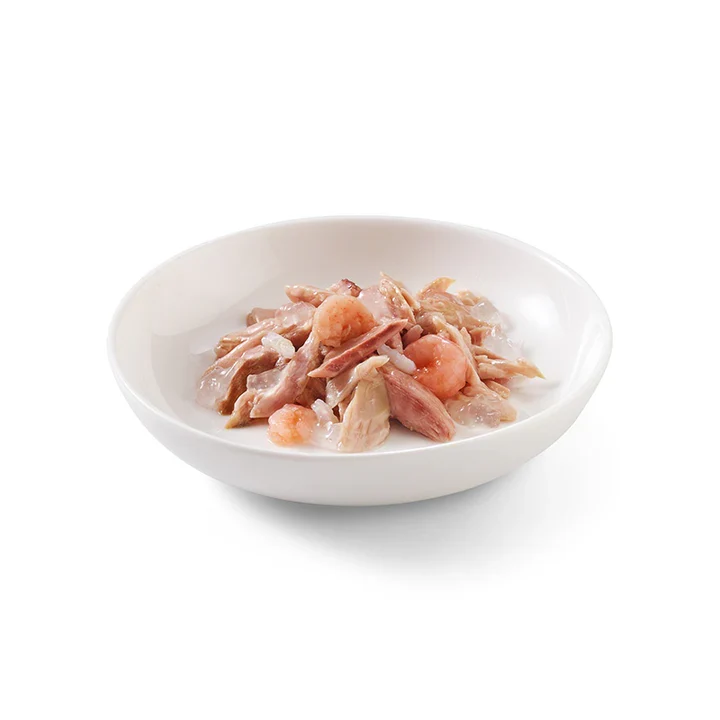 Schesir Tonnetto con Gamberetti in Gelatina 140g - Gatto