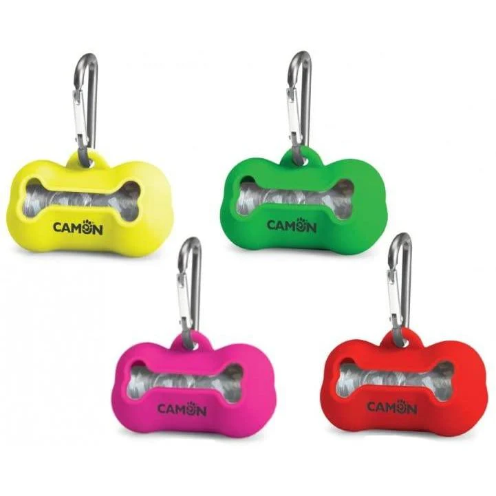 Camon Bags - Dispencer per Sacchetti Igienici in Silicone Giallo