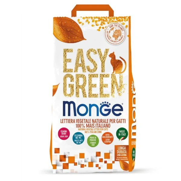 Monge Easy Green Lettiera Vegetale 100% Mais Italiano 3,8kg