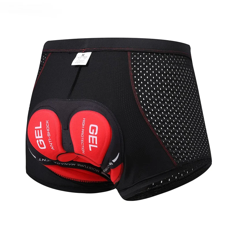SOLO ACTFIT Pantaloncini Intimo Ciclismo da Uomo MTB Ciclismo Mutande Gel 3D Imbottite Bicicletta Pants Traspiranti Antiscivolo