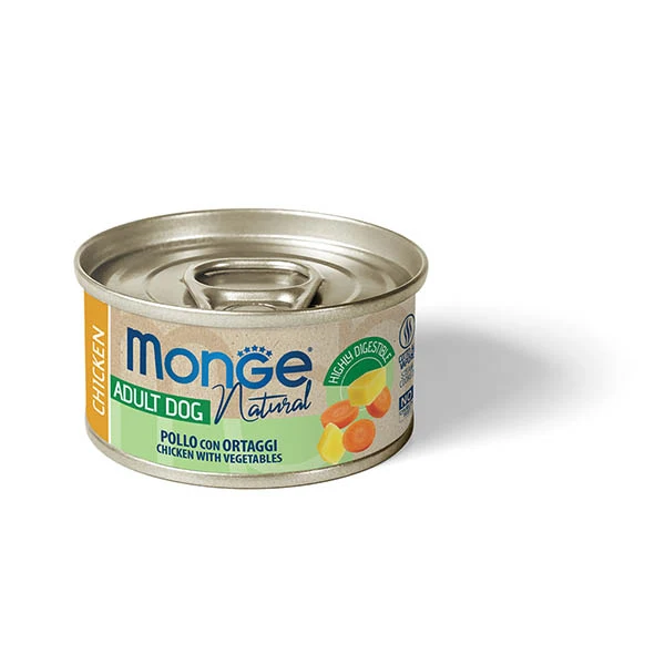 Monge Cane Adult Natural pollo con ortaggi 95gr