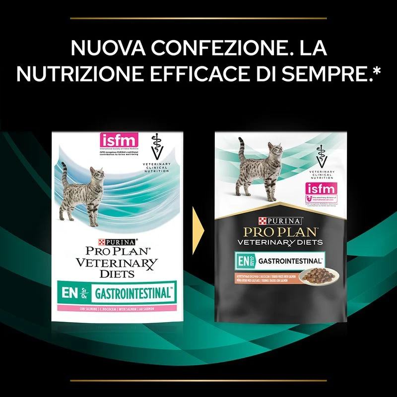 Pro Plan Veterinary Diets Feline EN ST/OX Gastrointestinal 10x85g Salmone