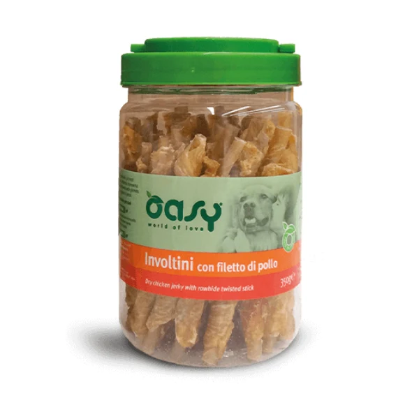 Oasy Snack Involtini con Filetto di Pollo 350g