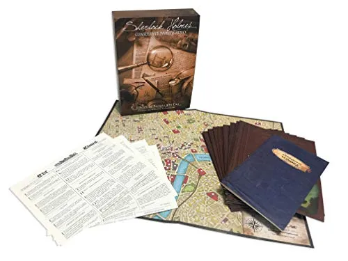 Asmodee, Sherlock Holmes Consulente Investigativo: I Delitti del Tamigi e Altri Casi, Gioco da Tavolo Investigativo, 1-8 Giocatori, 14+ Anni, Edizione in Italiano
