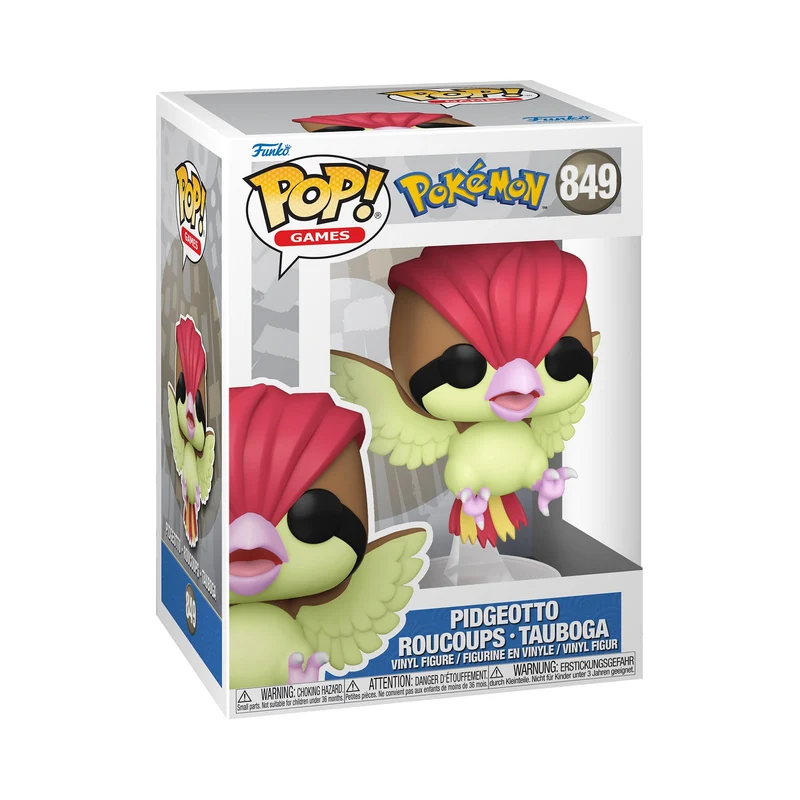 Funko Pop! Games: Pokemon - Pidgeotto - Figura in Vinile da Collezione - Idea Regalo - Merchandising Ufficiale - Giocattoli per Bambini e Adulti - Video Games Fans - Figura per i Collezionisti