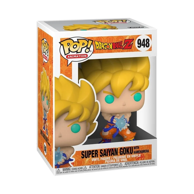 Funko Pop! Animation: DBZ S9- SS Goku with Kamehameha Wave - Dragon Ball - Figura in Vinile da Collezione - Idea Regalo - Merchandising Ufficiale - Giocattoli per Bambini e Adulti - Anime Fans