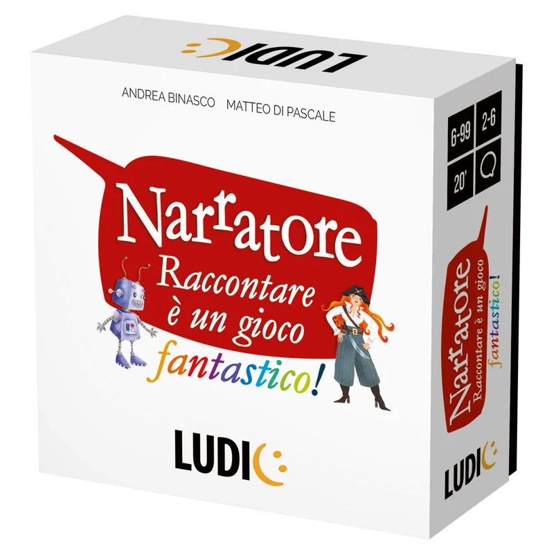 Ludic Narratore Raccontare È Un Gioco Fantastico It27422 Gioco Di Società Per La Famiglia Per 2-6 Giocatori Made In Italy