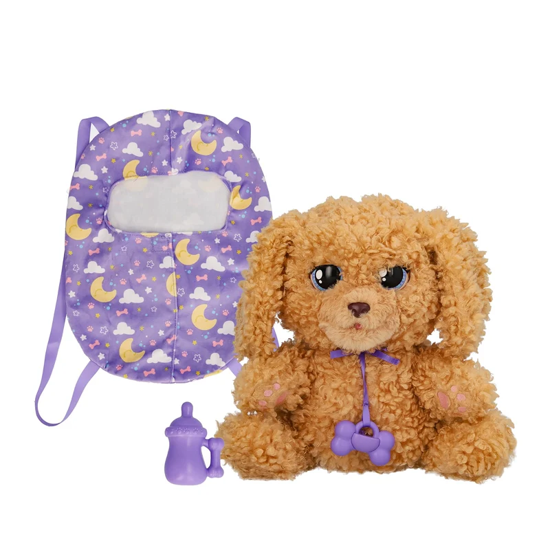 BABY PAWS Labradoodle, Cucciolo Interattivo di Peluche che Reagisce ai Vostri Input, Portatelo con voi, Giocattolo Regalo per Bambini dai 4 Anni in su