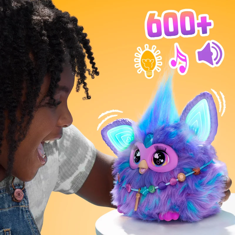 Furby Viola, giocattolo di peluche interattivo Versione italiana