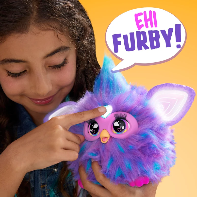 Furby Viola, giocattolo di peluche interattivo Versione italiana