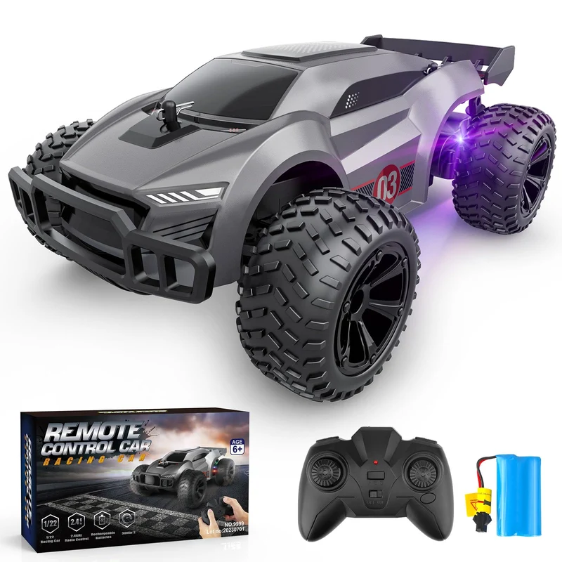 Macchina Telecomandata per Bambini Giochi 6 7 8 9 10 11 12 Anni, Alta Velocità 15KM/h Auto RC 2.4Ghz Radiocomandata Camion Telecomandato All'aperto Esterno Giocattolo Bimbi Regalo Natale Compleanno