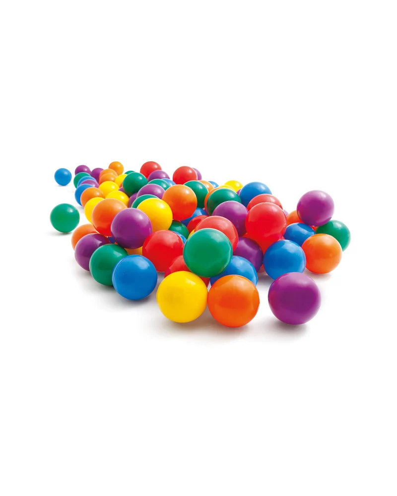 Intex-124727 Palline, Colore Assortito, 6.5 cm, 49602NP