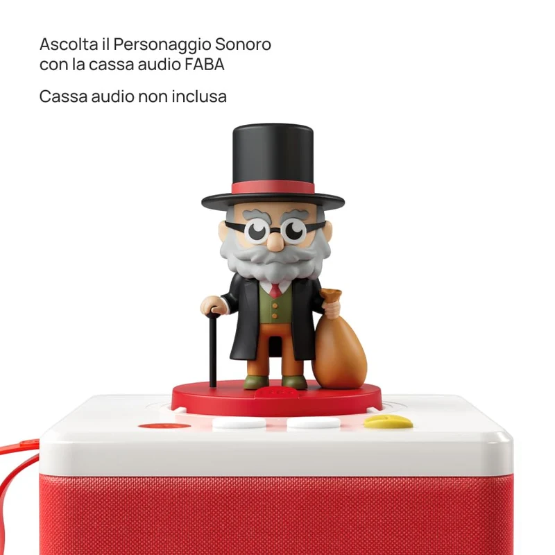 FABA Personaggio Sonoro Le Fiabe di Natale - Storie Sonore - Giocattolo, Contenuti Educativi, Versione Italiana, Bambini 4+ anni