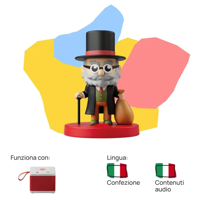 FABA Personaggio Sonoro Le Fiabe di Natale - Storie Sonore - Giocattolo, Contenuti Educativi, Versione Italiana, Bambini 4+ anni