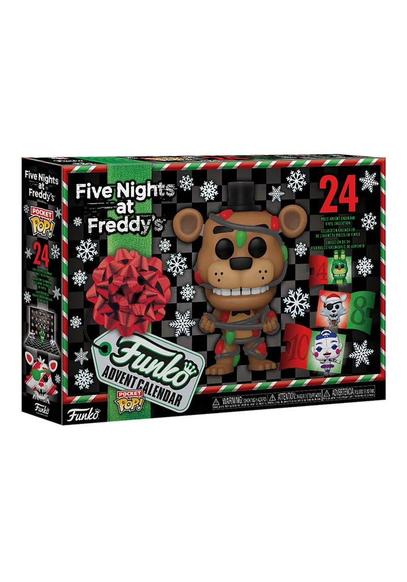 Funko Advent Calendar: Five Nights At Freddy's (FNAF)2023-24 Giorni di Sorprese - Mini Figura in Vinile da Colleziones - Mystery Box