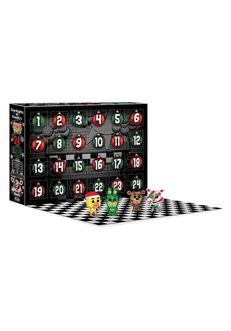 Funko Advent Calendar: Five Nights At Freddy's (FNAF)2023-24 Giorni di Sorprese - Mini Figura in Vinile da Colleziones - Mystery Box
