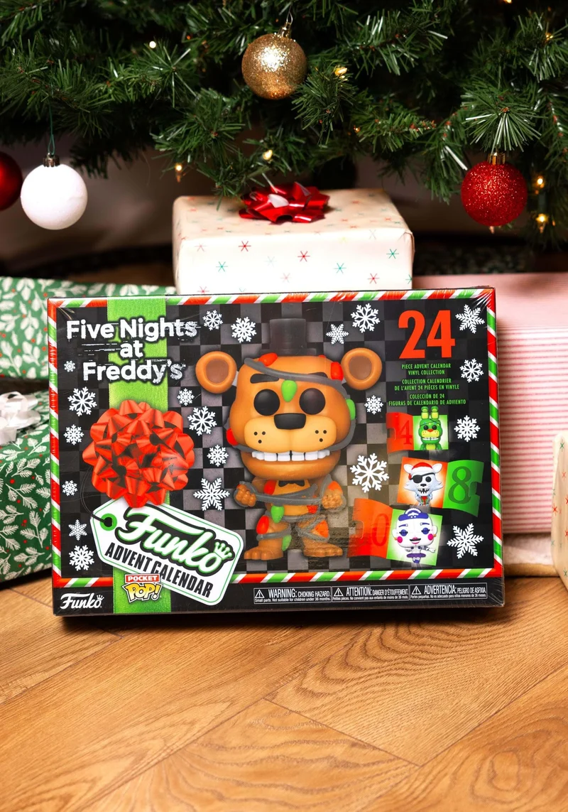 Funko Advent Calendar: Five Nights At Freddy's (FNAF)2023-24 Giorni di Sorprese - Mini Figura in Vinile da Colleziones - Mystery Box