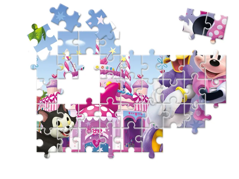 Clementoni - 20268 - Supercolor Puzzle - Disney Minnie - 30 Pezzi - Puzzle Bambini 3 Anni, Puzzle Cartoni Animati - Made In Italy
