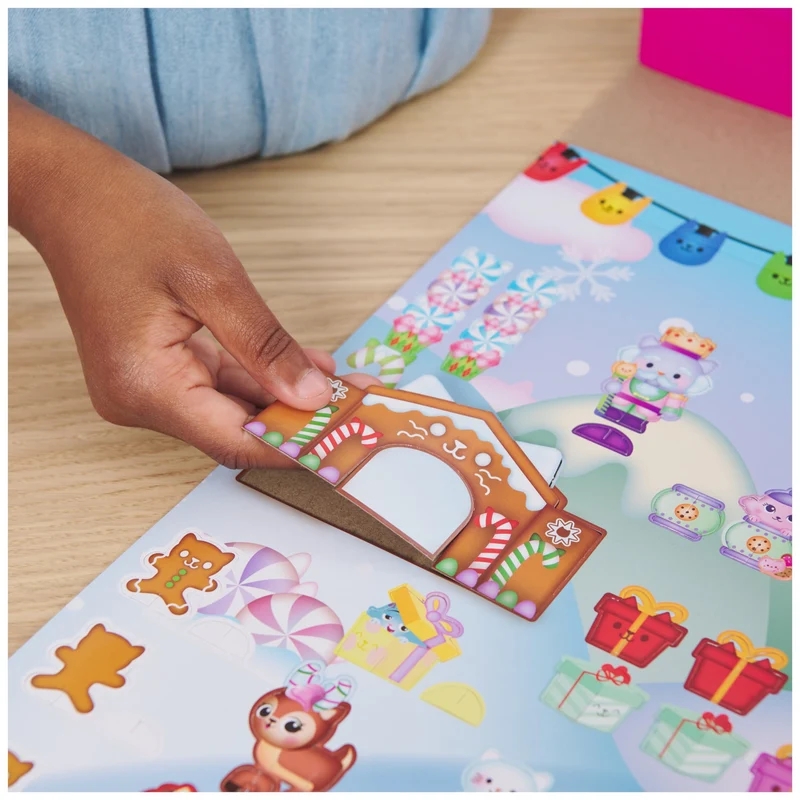 Gabby’s Dollhouse, Calendario Avvento 2023, 24 Giocattoli a Sorpresa con Personaggi, Adesivi e Accessori per la Casa delle Bambole di Gabby, Giocattoli per Bambine e Bambini, 3+ Anni