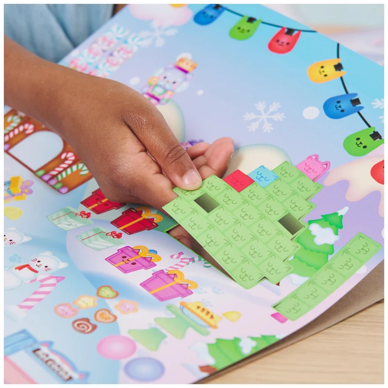Gabby’s Dollhouse, Calendario Avvento 2023, 24 Giocattoli a Sorpresa con Personaggi, Adesivi e Accessori per la Casa delle Bambole di Gabby, Giocattoli per Bambine e Bambini, 3+ Anni