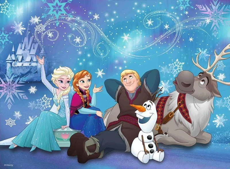 Ravensburger - Puzzle 100 Pezzi XXL Disney Frozen, Idea Regalo per Bambini 6+ Anni, Gioco Educativo e Stimolante