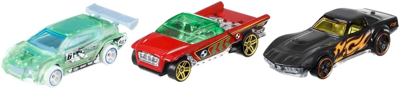 Hot Wheels - Confezione da tre macchinine, veicoli classici ed esclusivi in scala 1:64 da collezionare, linee autentiche e decorazioni mozzafiato, giocattolo per bambini, 3+ anni, K5904