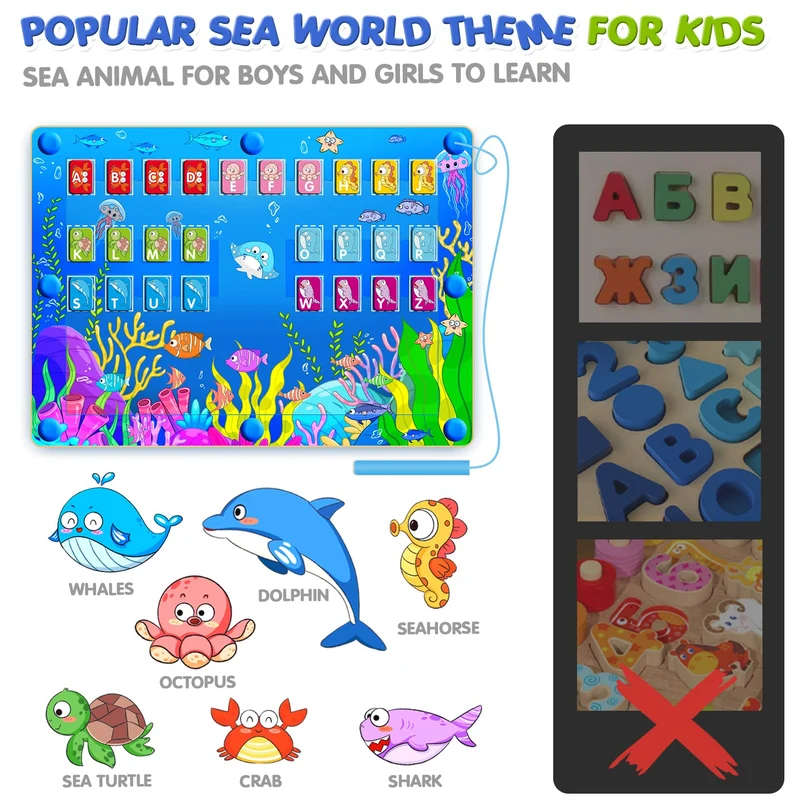 Giochi Montessori 3 4 5 6 Anni Giochi Magnetico Bambini 3 Anni, Giochi Montessori Bambini Di 4 Anni 5 Anni, Giochi Educativi 6 Anni Bambino Regalo Natale Compleanno 3 Anni Bambina Calendario Avvento