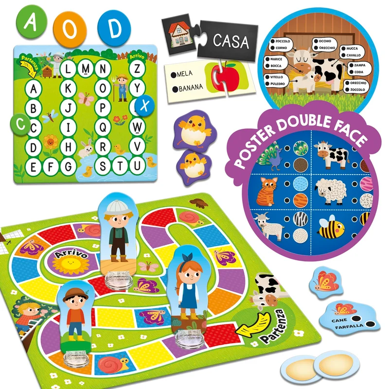 Liscianigiochi Carotina 50 Giochi Per Bambini, Multicolore, 76710, 3-6 anni