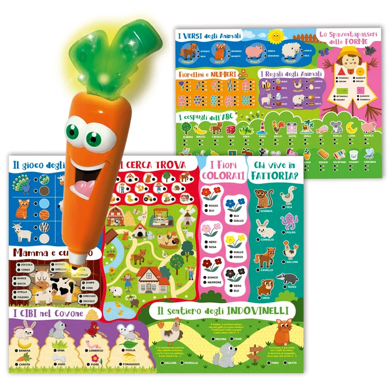 Liscianigiochi Carotina 50 Giochi Per Bambini, Multicolore, 76710, 3-6 anni