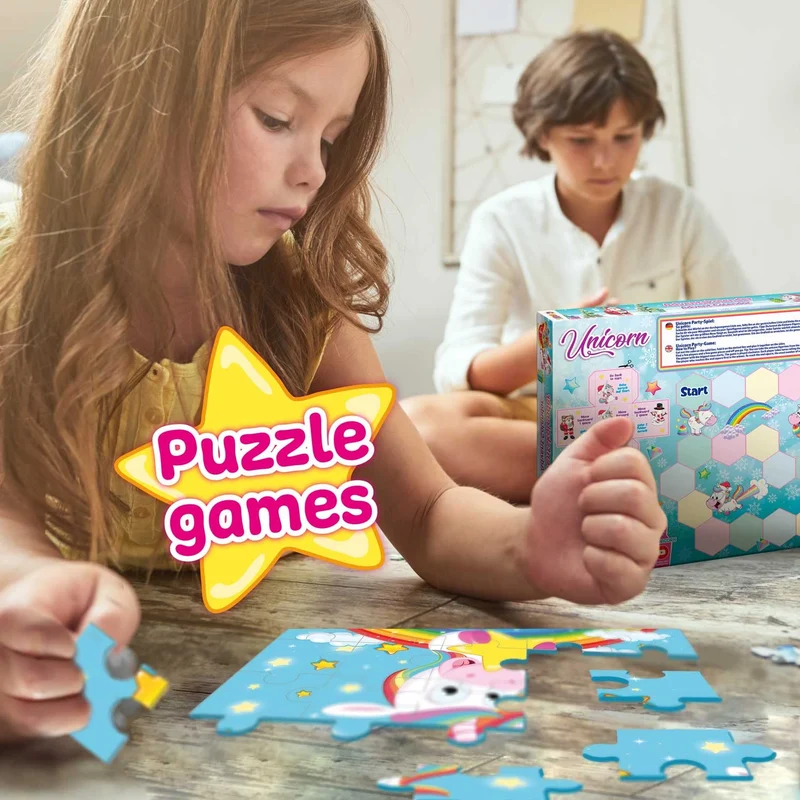 CRAZE Calendario Avvento 2022 bambini, Sorpresa UNICORN, calendario di unicorno di Natale per i bambini, sorprese per bambini, diversi accessori per bambina, 33388